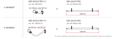 Fahrradträger VW Bus T4 Fiamma Carry Bike PRO #02094-18A